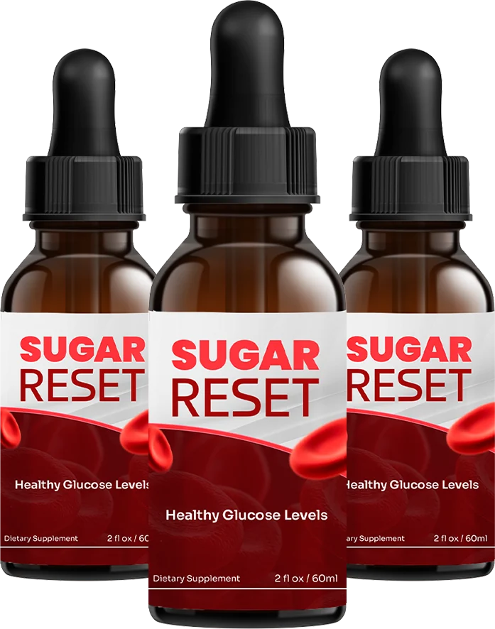 SugarReset blood sugar support supplement three-bottle package